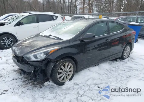 2014 Hyundai Elantra Se z USA, uszkodzony, nr VIN 5NPDH4AE8EH533056